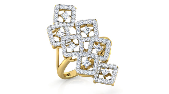 Celestial Squares Ring