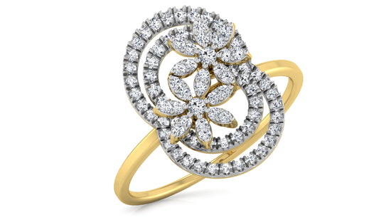 Doublet Flower Ring