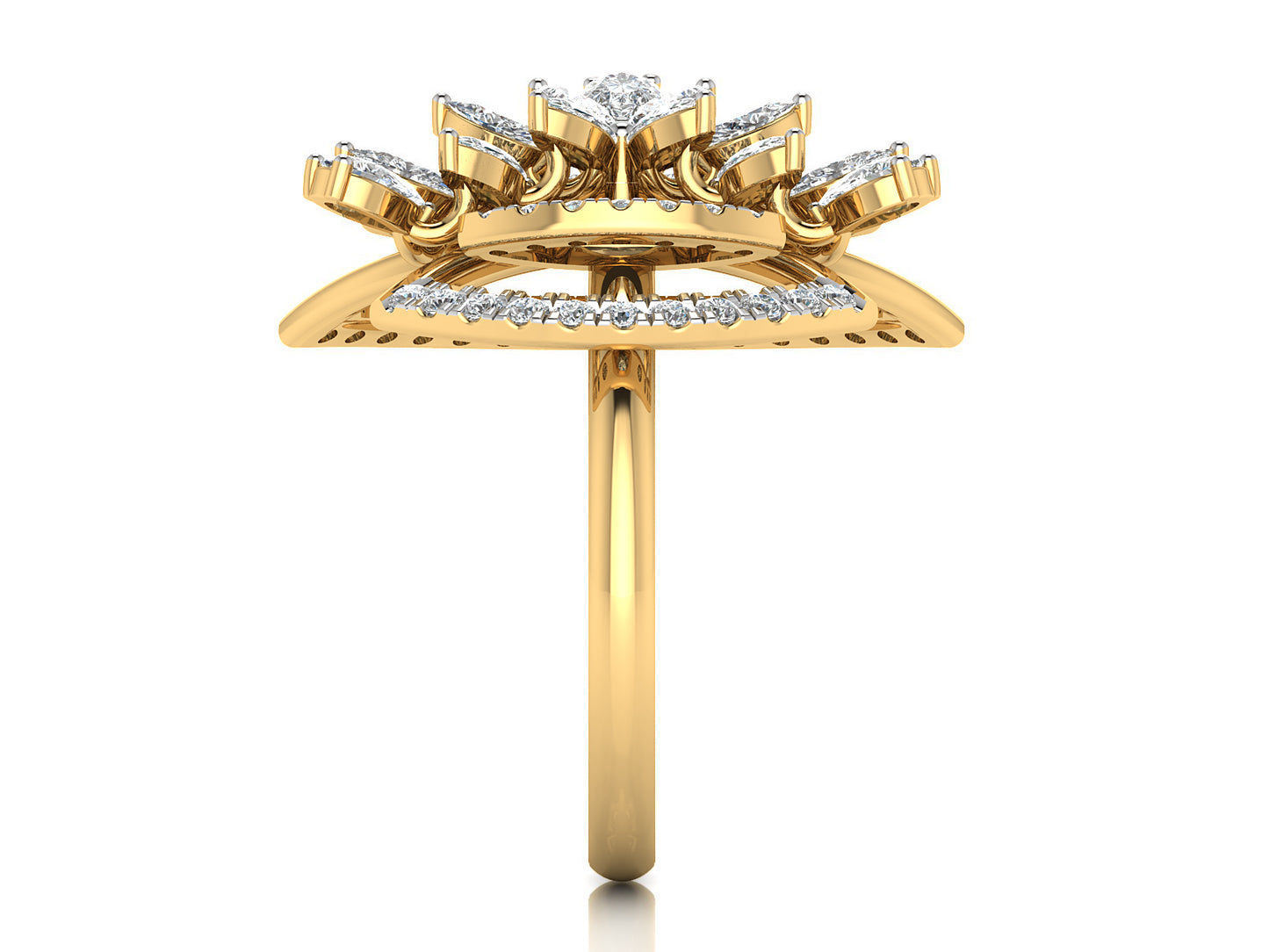 Raindrops Diamond Ring
