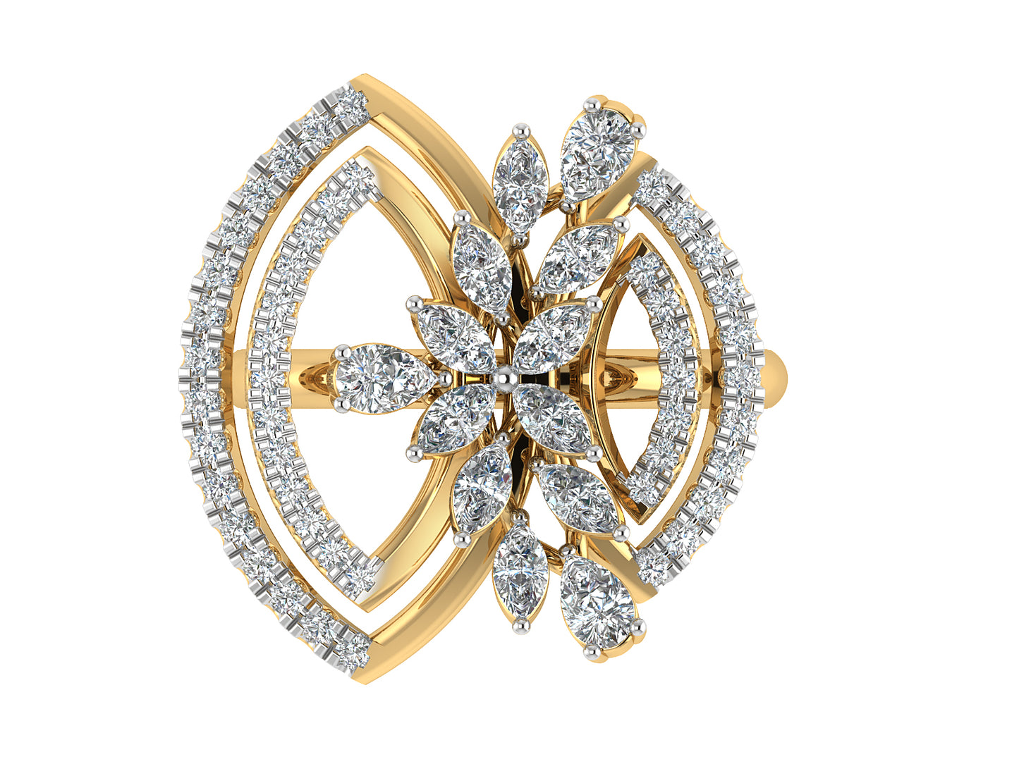 Raindrops Diamond Ring
