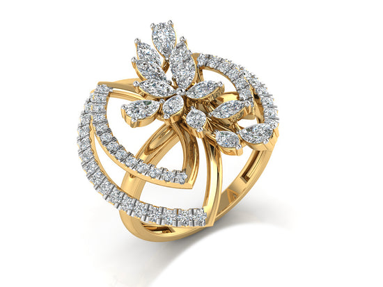 Raindrops Diamond Ring