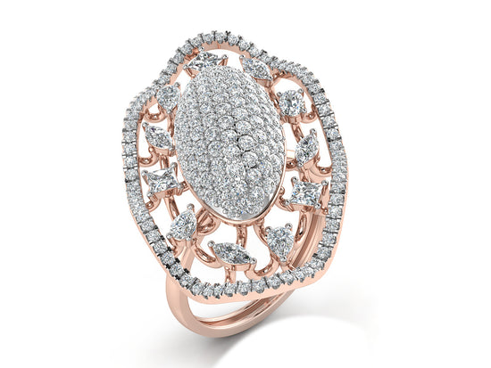 Dancing Diamonds Ring