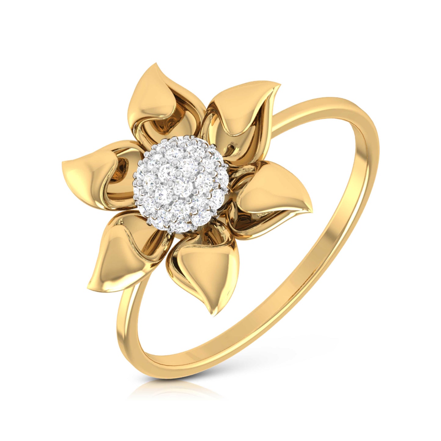 Sparkle Sunflower Ring