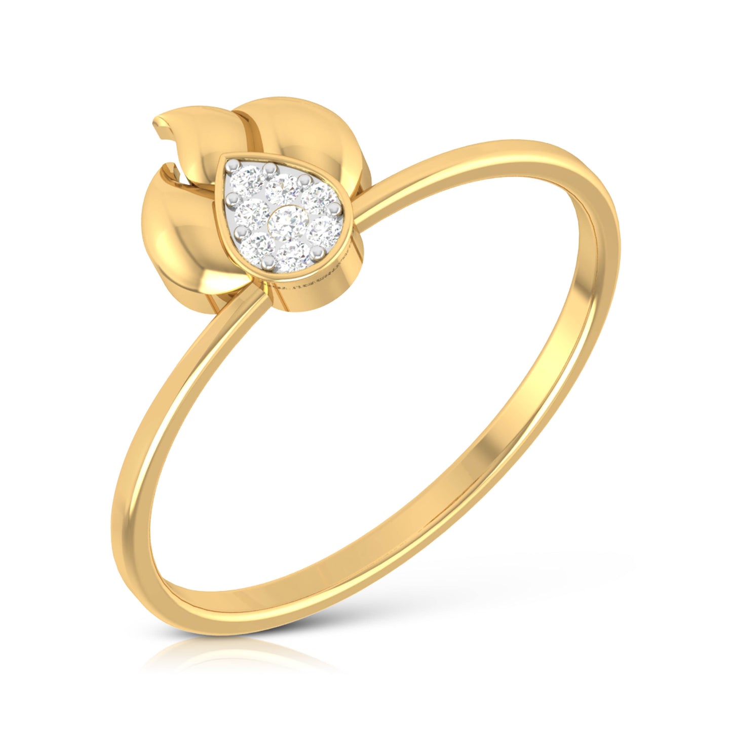 The Fire-Flower Diamond Ring