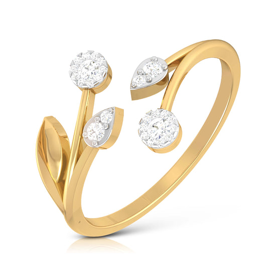 Geranium Diamond Ring