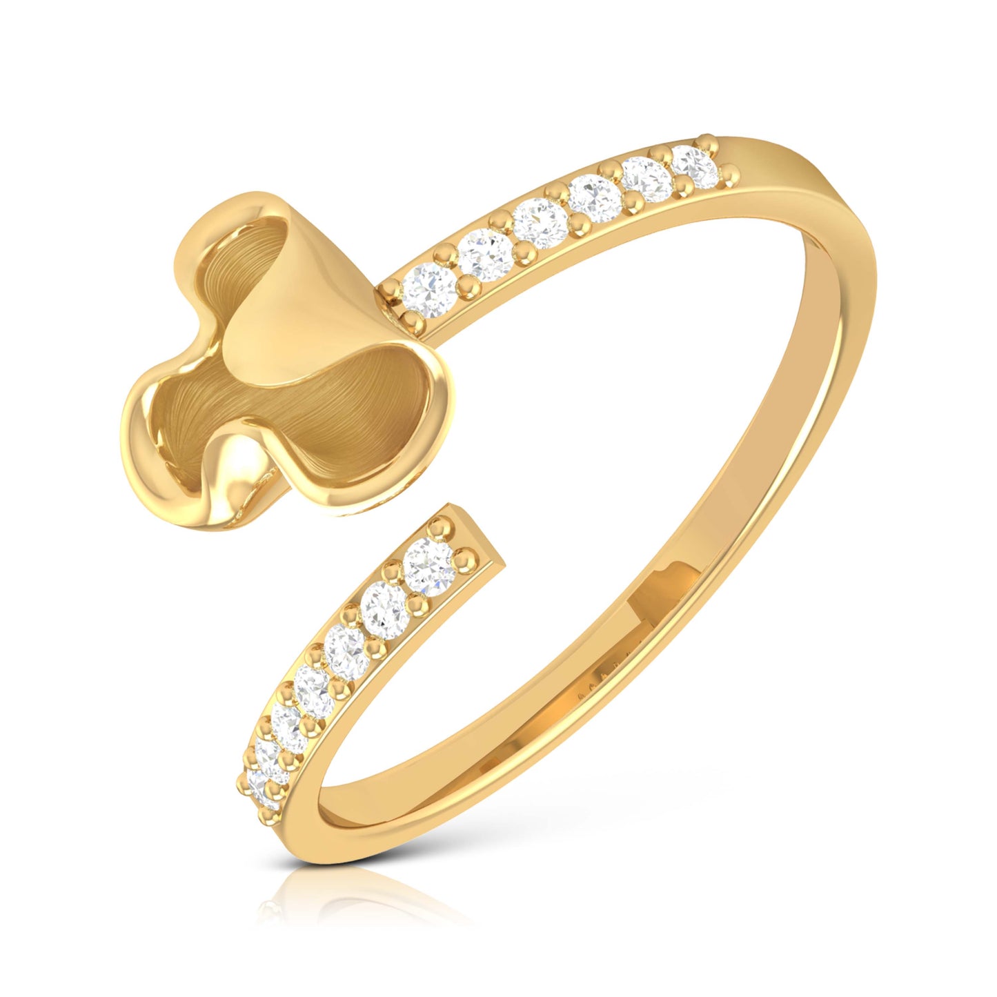 Triangle of Treasures Diamond Ring