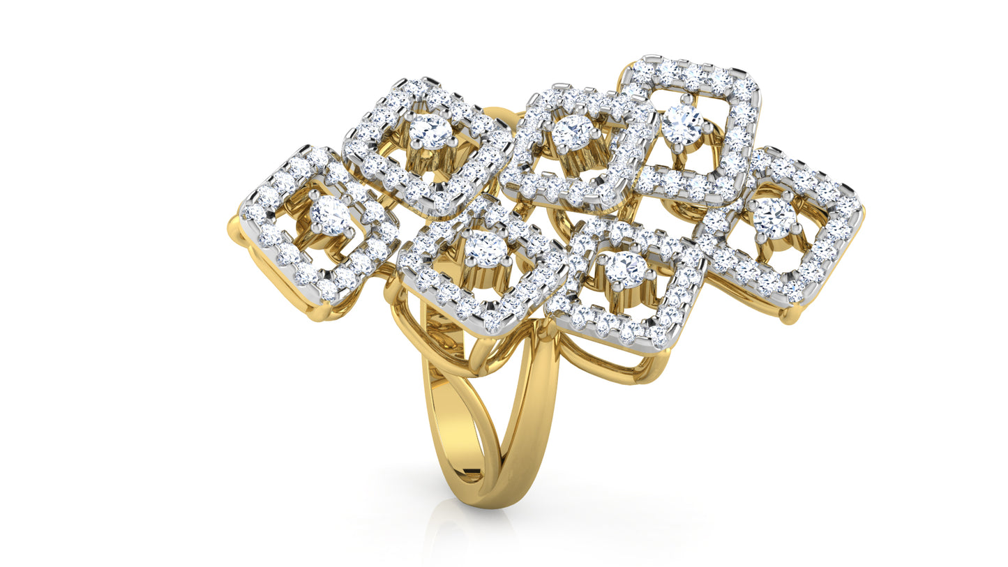 Celestial Squares Ring