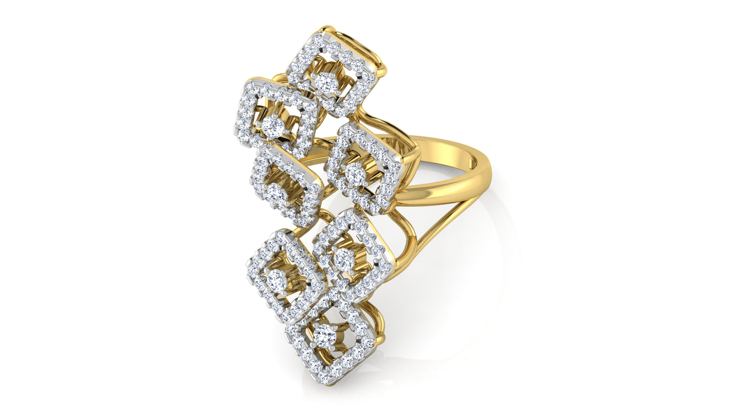 Celestial Squares Ring