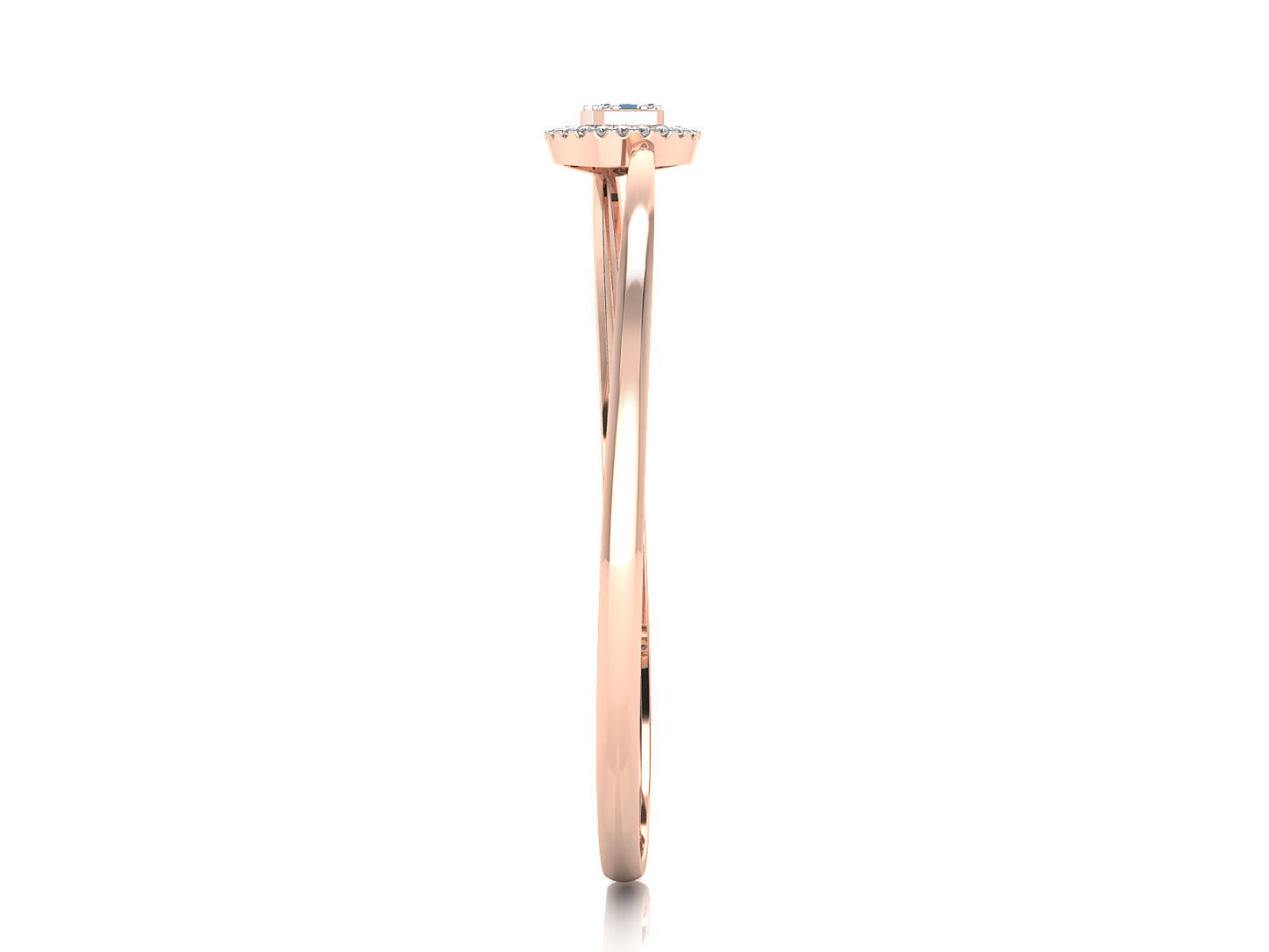 Buy Atomic Power Lab Grown Diamond Rose Gold Bracelet Side View. Best Synthetic Diamond Jewelry in Chennai