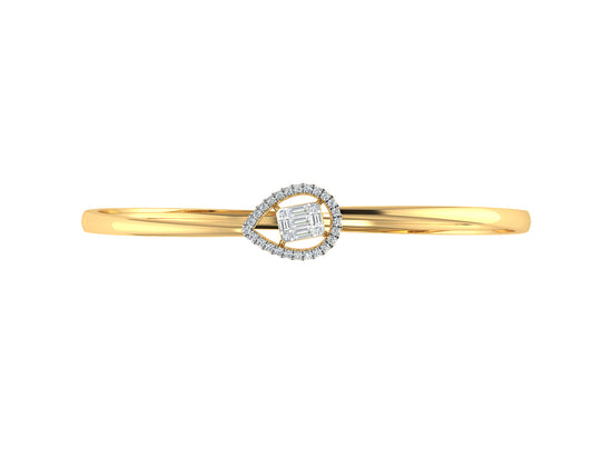 Buy Atomic Power Lab Grown Diamond Gold Bracelet Top View. Best Synthetic Diamond Jewelry in Chennai