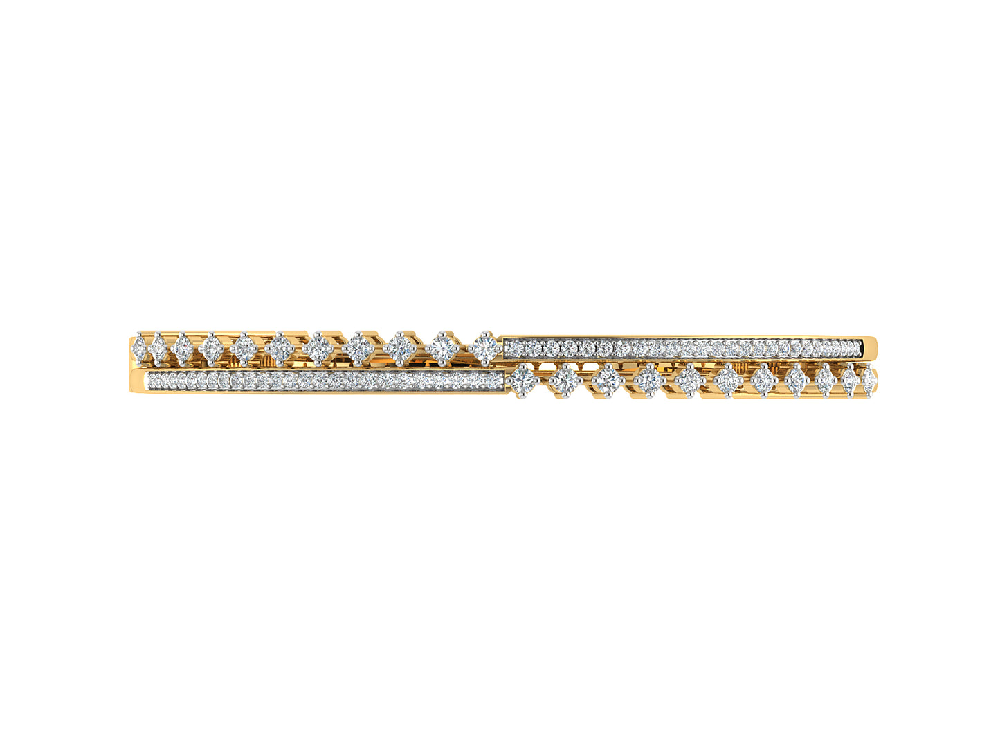 Buy Twin Line Synthetic  Diamond Bracelet Order Online and Shop at Diahart.