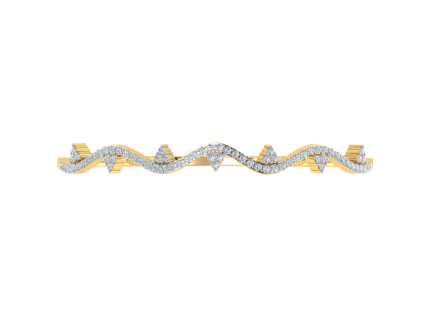 Buy Happy Wave Lab Grown Diamond Bracelet Order Online and Shop at Diahart.