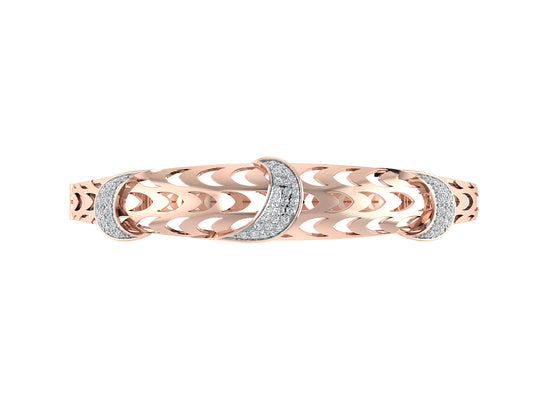 Buy Wild Moon Synthetic Diamond Rose Gold Bracelet Order Online and Shop at Diahart.