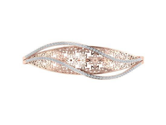 Buy Starry Synthetic Diamond Rose Gold Bracelet Order Online and Shop at Diahart.