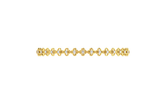 Wall Flower Artificial Diamond Gold Bangles Jewelry Top View.Best  Artificial Diamond Jewelry in Chennai