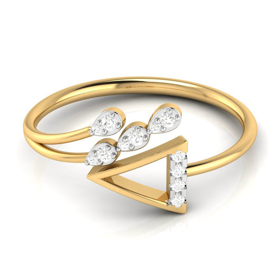 Cupid's Arrow Diamond Ring