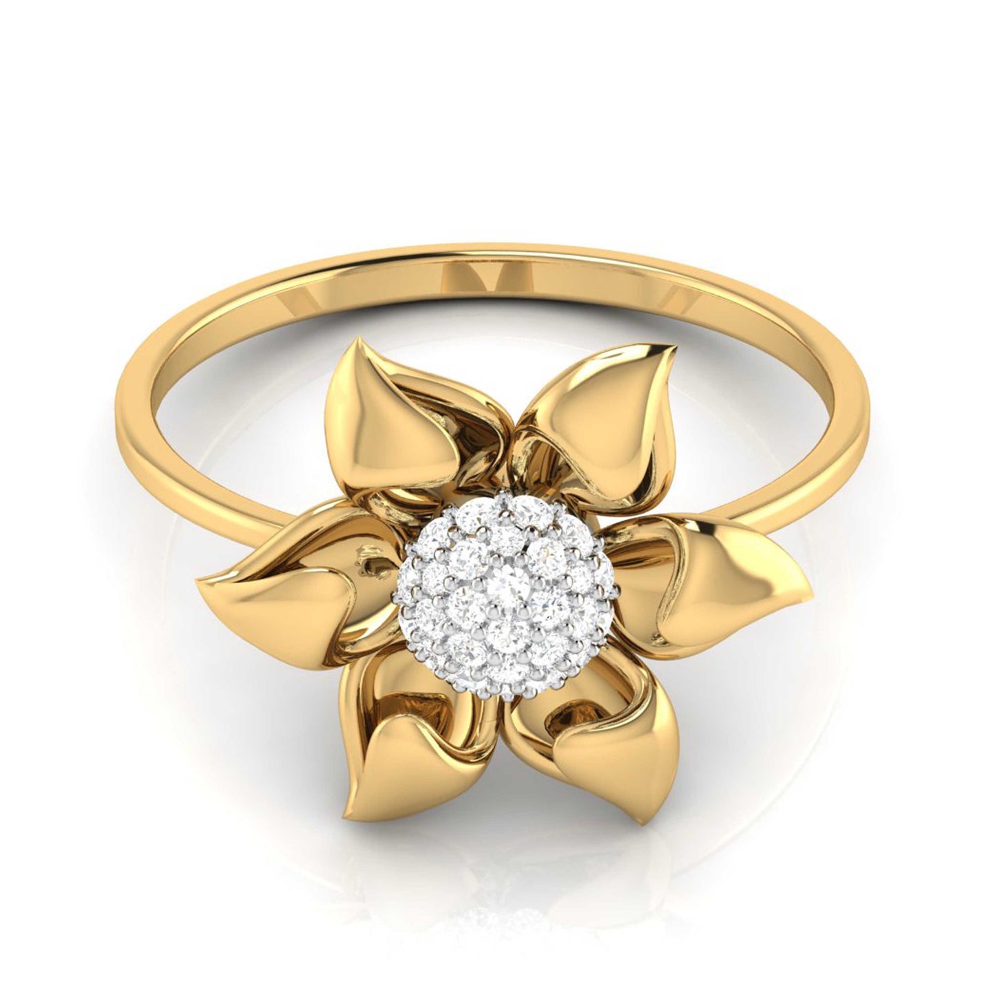 Sparkle Sunflower Ring