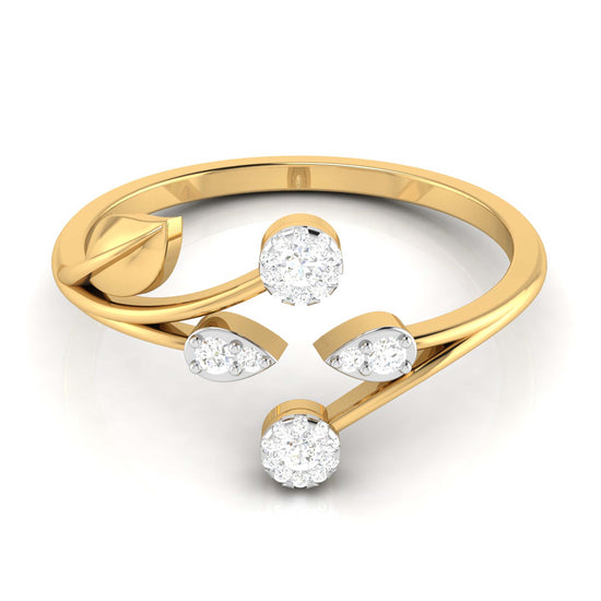 Geranium Diamond Ring