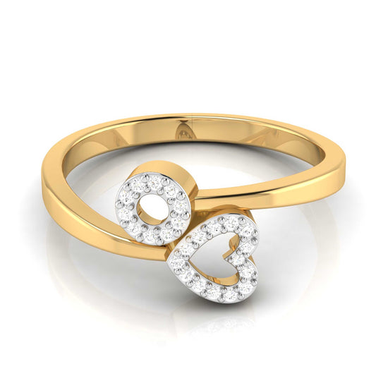 Radiant Reflection Diamond Ring