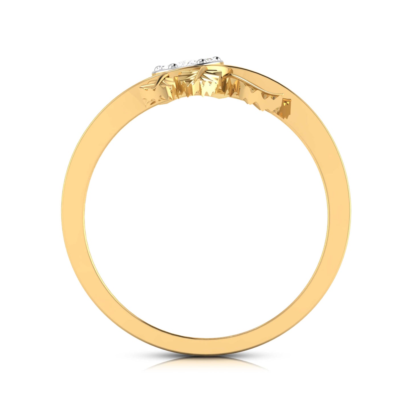 Golden Sparkle Diamond Ring