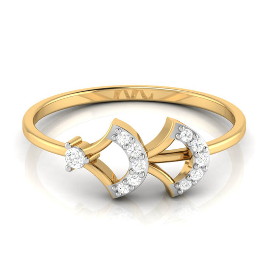 Twin Birds Diamond Ring