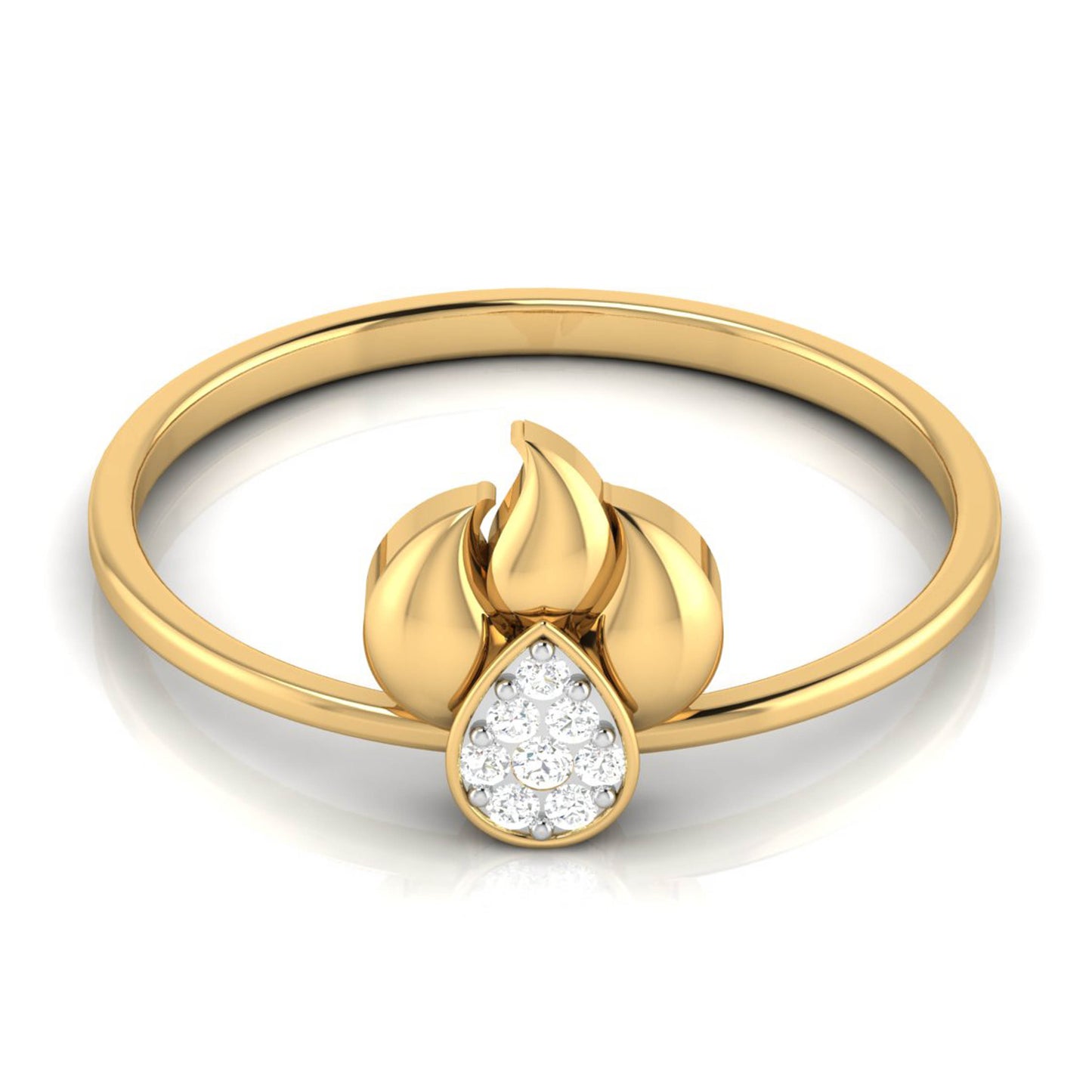 The Fire-Flower Diamond Ring