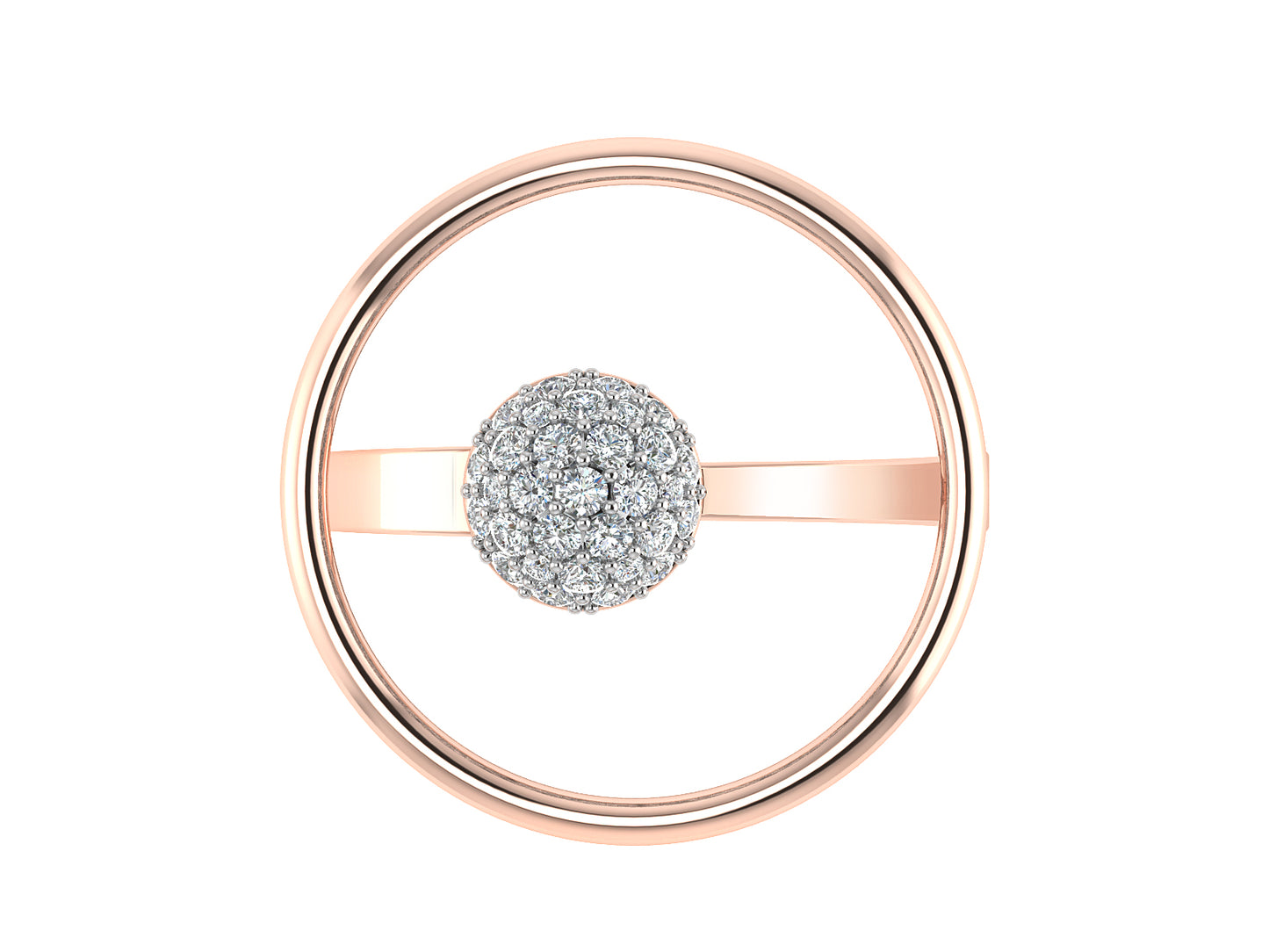 Diamond Ball Ring