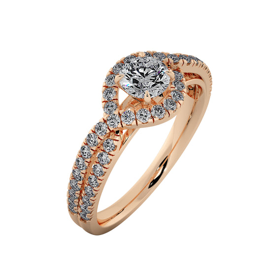 Crystal Heaven Solitaire Ring