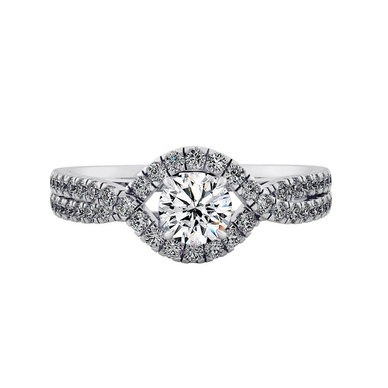 Crystal Heaven Solitaire Ring