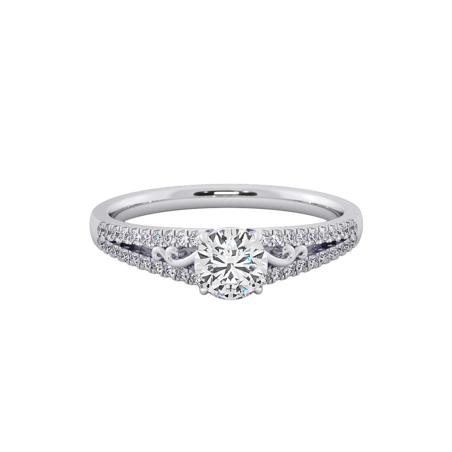 Mountain Mist Solitaire Ring