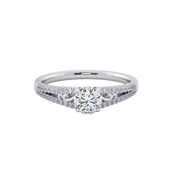 Mountain Mist Solitaire Ring