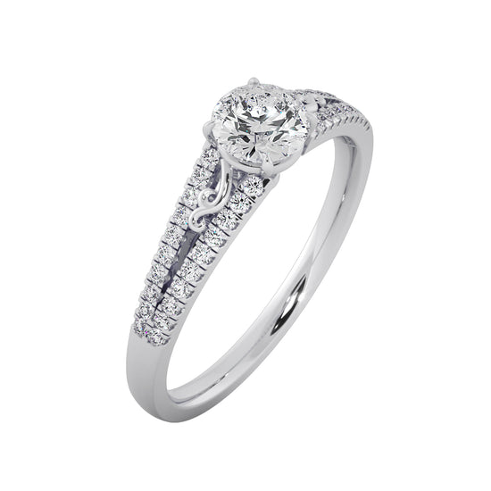 Mountain Mist Solitaire Ring