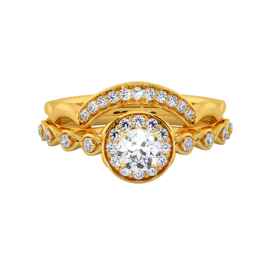 Crystal Rain Solitaire Ring