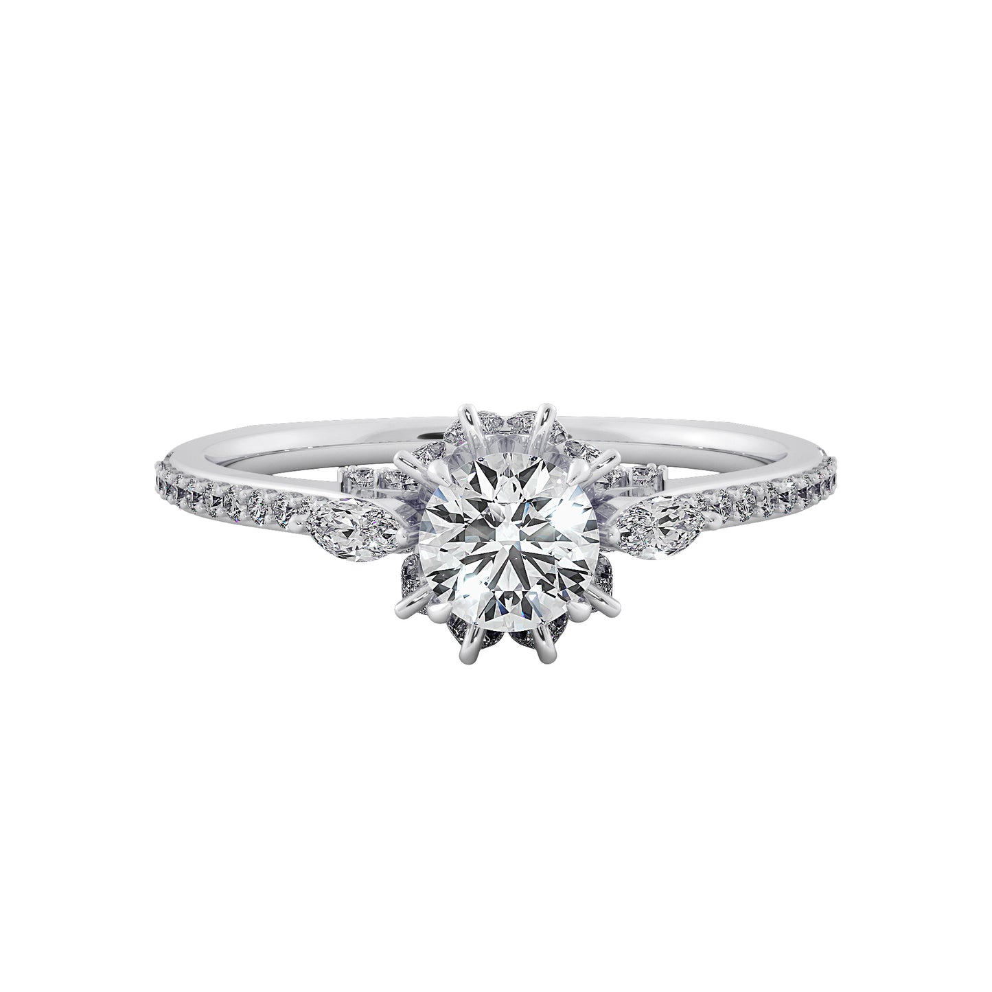 The Tiara Solitaire Ring