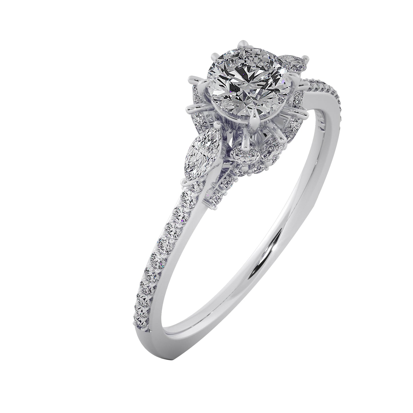 The Tiara Solitaire Ring