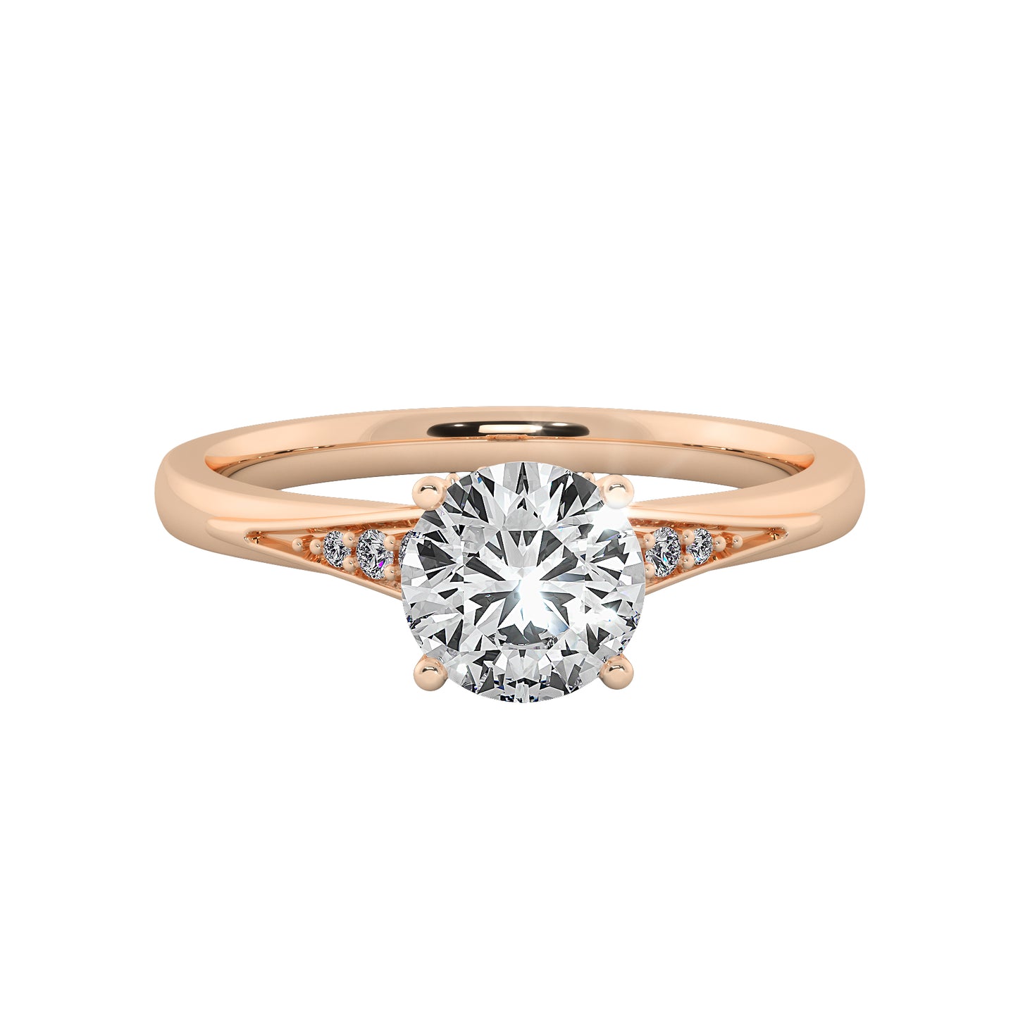 Dew Bubble Solitaire Ring