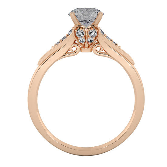 Dew Bubble Solitaire Ring