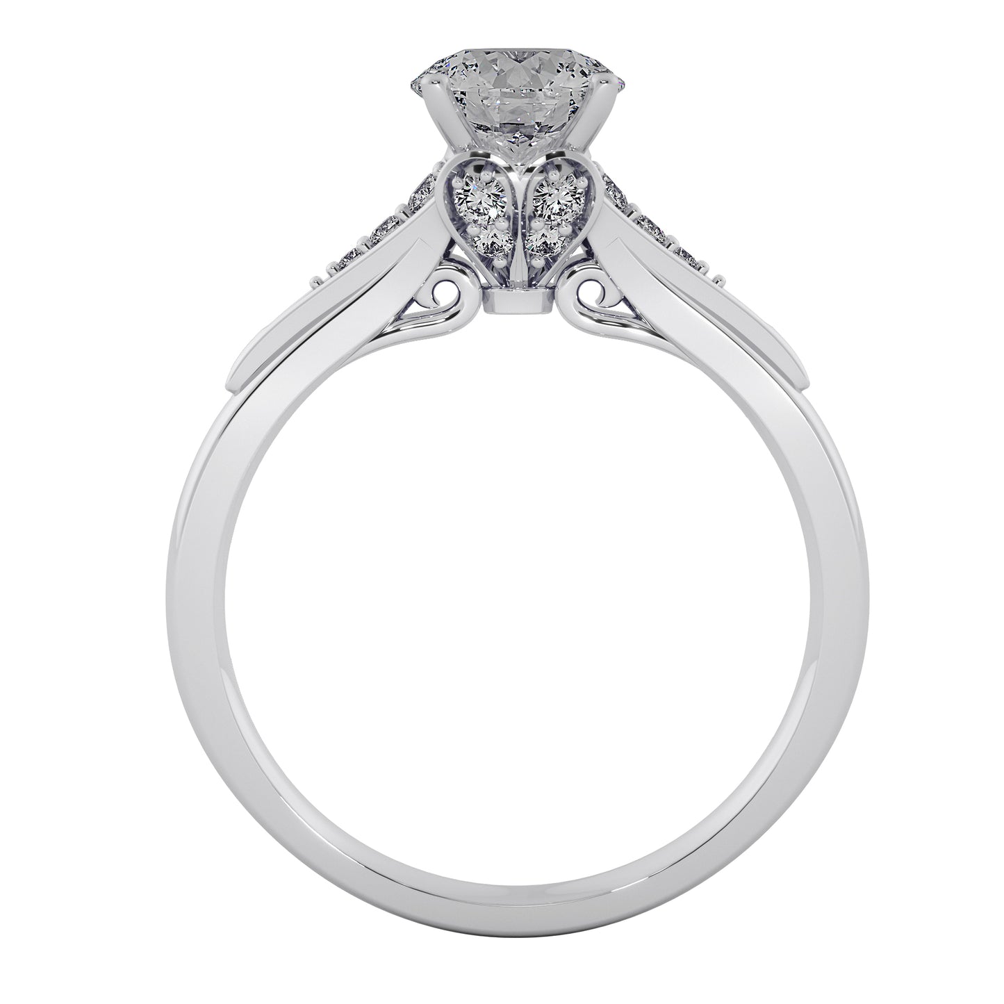 Dew Bubble Solitaire Ring