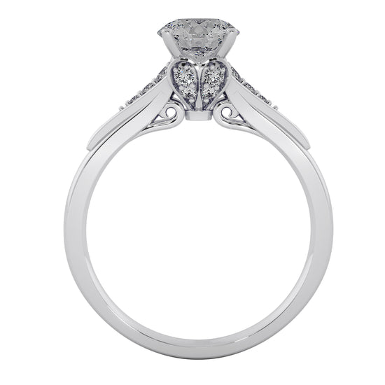 Dew Bubble Solitaire Ring