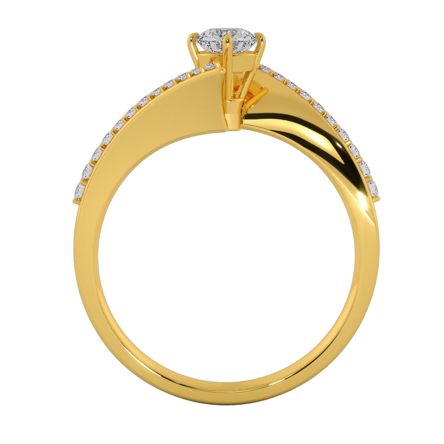 Mountain Beauty Solitaire Ring