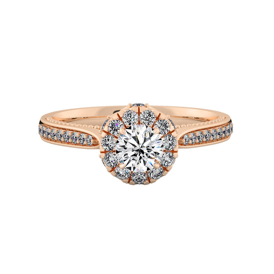 Haven's Dew Solitaire Ring