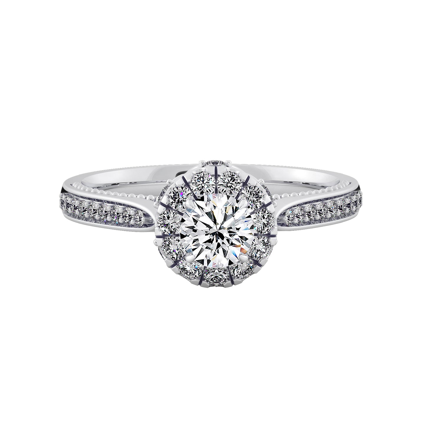 Haven's Dew Solitaire Ring