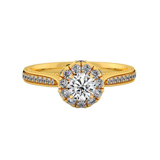 Haven's Dew Solitaire Ring