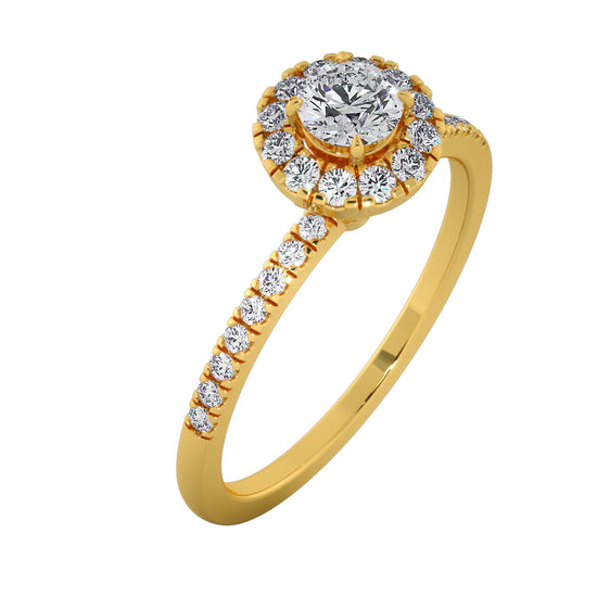 Sunshine Solitaire Ring