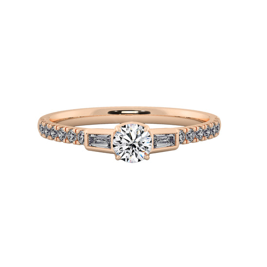 Hill's Rock Solitaire Ring