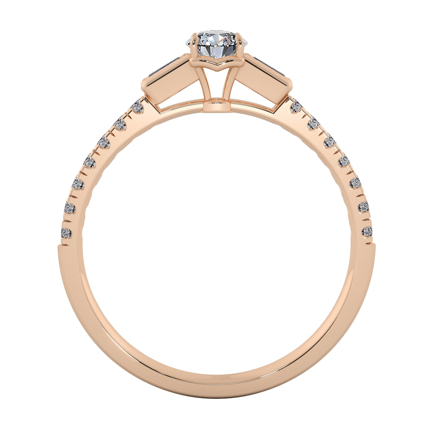 Hill's Rock Solitaire Ring