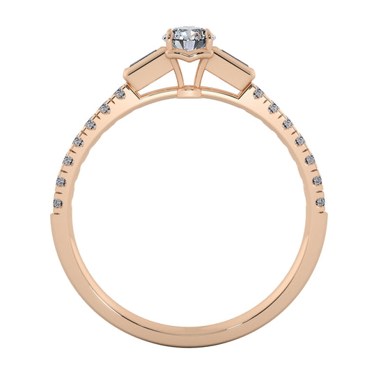 Hill's Rock Solitaire Ring