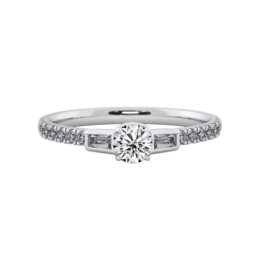 Hill's Rock Solitaire Ring