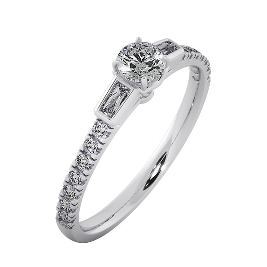 Hill's Rock Solitaire Ring