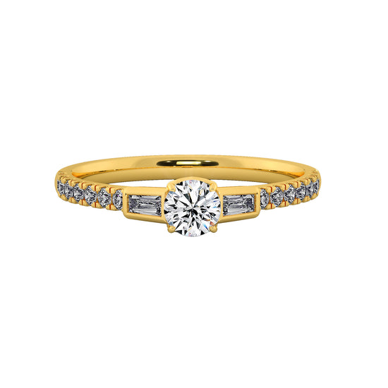 Hill's Rock Solitaire Ring